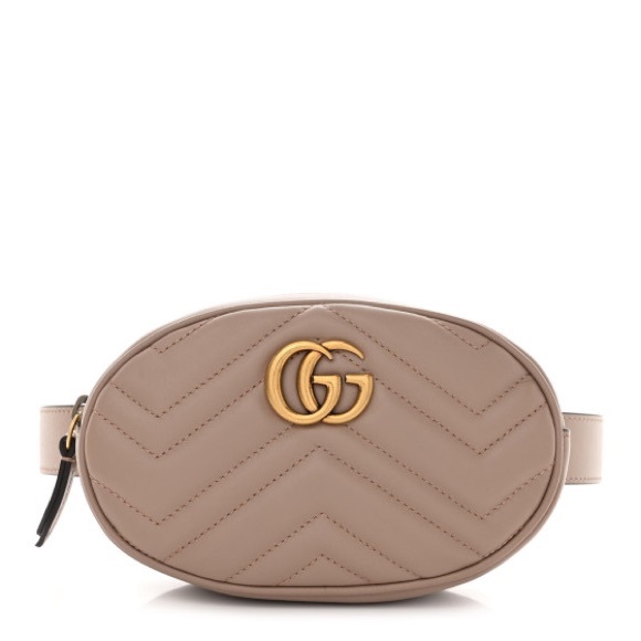 Gucci Handbags - Tan GUCCI GG Marmont belt bag